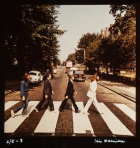 Six alternative photos for The Beatles’ “Abbey Road” album cover expected to bring $60,000 Oct. 27 in New York