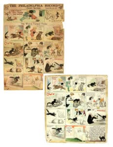 Gavels 'n' Paddles: Buster Brown comic strips, $47,700, Kaminski Auctions