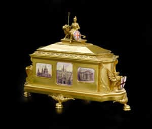 Gavels 'n' Paddles: George V casket, $68,750, Bonhams