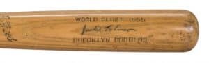 Gavels 'n' Paddles: Jackie Robinson game bat, $255,000, Goldin Auctions