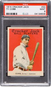 Gavels 'n' Paddles: 1915 Ty Cobb baseball card, $432,000, Heritage Auctions