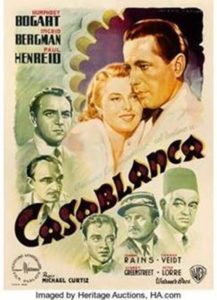 Casablanca Movie Poster Sets $478,000 World Record with Heritage Auctions