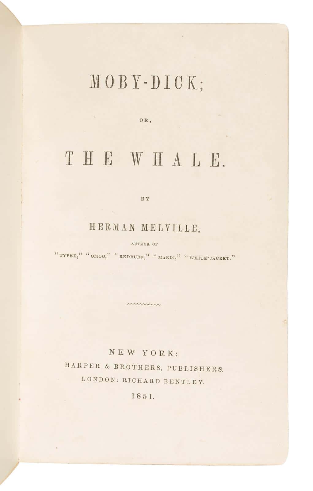 Gavels 'n' Paddles: Copy of Moby Dick, $9,600, PBA Galleries