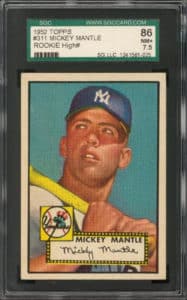 Gavels 'n' Paddles: 1952 Mickey Mantle card, $125,205, Goldin Auctions