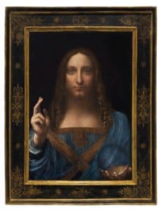 Da Vinci’s Salvator Mundi, $450.3 million, Christie’s