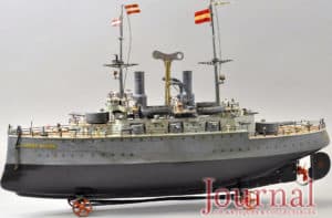 Gavels 'n' Paddles: Marklin toy battleship, $192,000, Bertoia Auctions