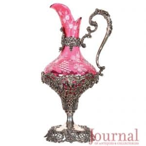 Gavels 'n' Paddles: Rare Dorflinger ewer, $75,000, Woody Auction
