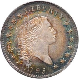 Gavels 'n' Paddles: 1795 U.S. half dollar coin, $141,000, Legend Rare Coin