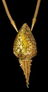 Gavels 'n' Paddles: John Paul Miller brooch/pendant, $60,500, Rachel Davis Fine Arts