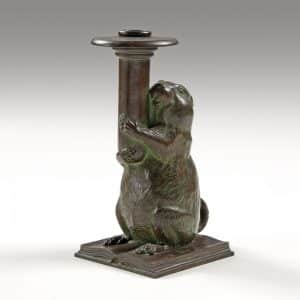 Gavels 'n' Paddles: Tiffany Studios candlestick, $20,400, Cowan’s Auctions