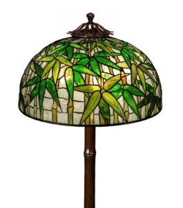 Gavels 'n' Paddles: Tiffany Bamboo floor lamp, $241,900, Cottone Auctions