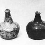 17th century English wine bottles Jamestown photo from Living in the Past