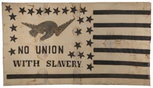 Gavels 'n' Paddles: Anti-slavery flag banner, $46,800, Jeffrey S. Evans