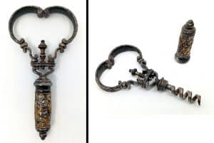 Gavels 'n' Paddles: French 18th century corkscrew, $17,000, CollectorCorkscrews.com