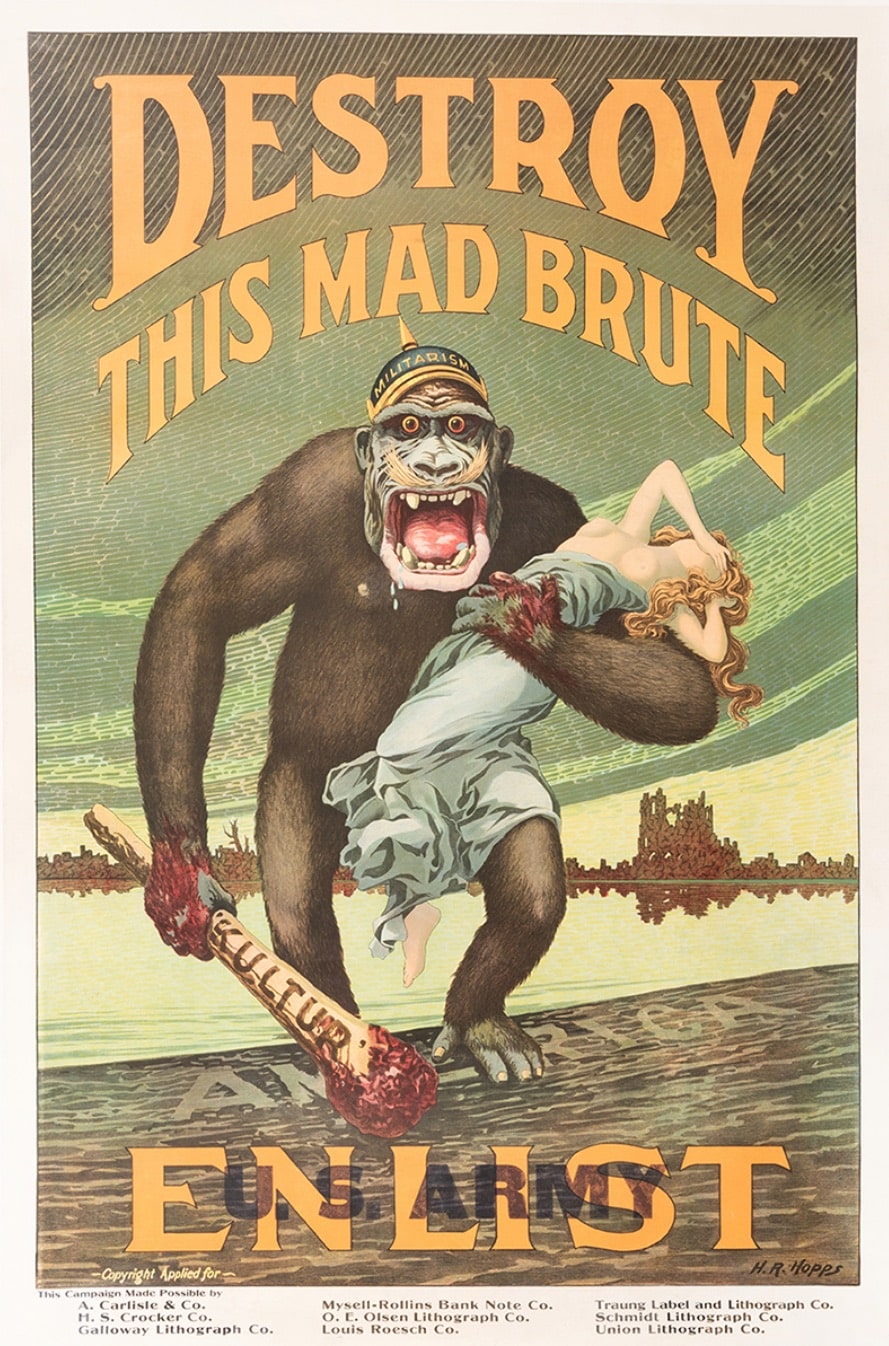 Gavels 'n' Paddles: Army recruitment poster, $12,000, Potter & Potter