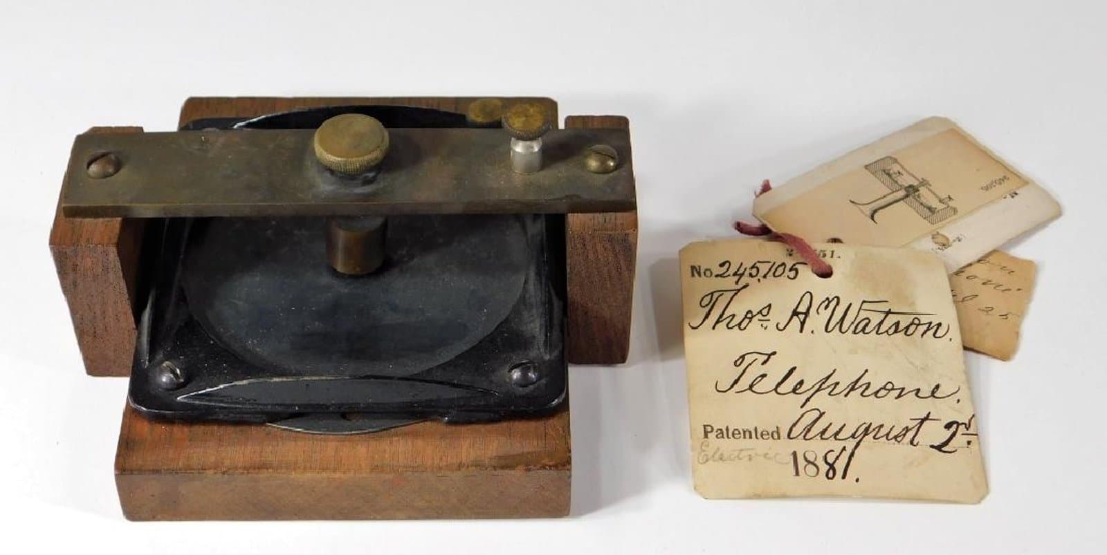 Gavels 'n' Paddles: Early prototype telephone, $40,000, Bruneau & Co.