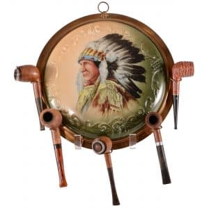 Gavels 'n' Paddles: Wave Crest pipe holder plaque, $13,000, Woody Auction