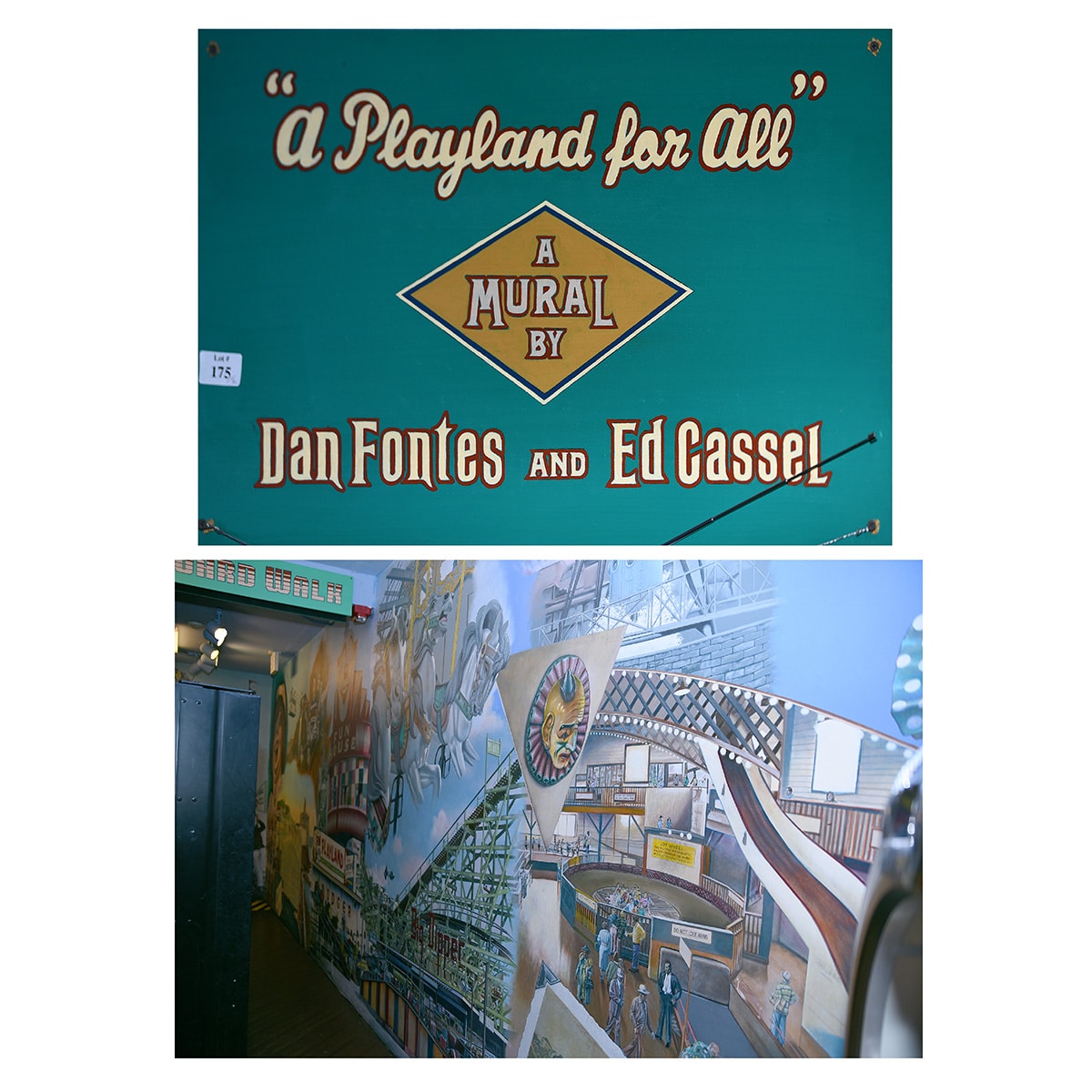 Gavels 'n' Paddles: A Playland for All mural, $21,600, Michaan’s Auctions