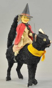 Gavels 'n' Paddles: Witch Atop Mechanical Cat, $21,600, Bertoia Auctions