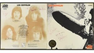 Gavels 'n' Paddles: Led Zeppelin signed album, $32,156, RR Auction