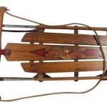 Coasting into Childhood on Vintage Wooden Sleds