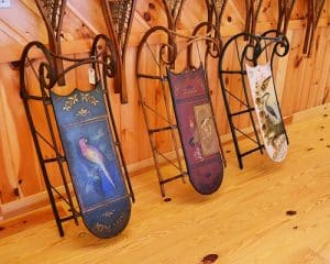 Coasting into Childhood on Vintage Wooden Sleds