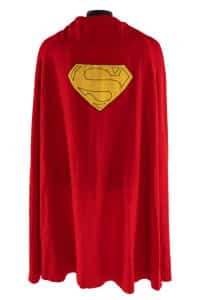 Superman movie cape, $193,750, Julien’s Auctions