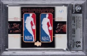 LeBron and Jordan card, $900,000, Goldin Auctions