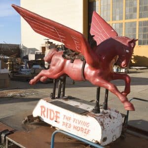 Mobil Oil coin-op kids’ ride, $25,200, Michaan’s Auctions
