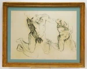 Sargent charcoal drawing, $22,800, Bruneau & Co.