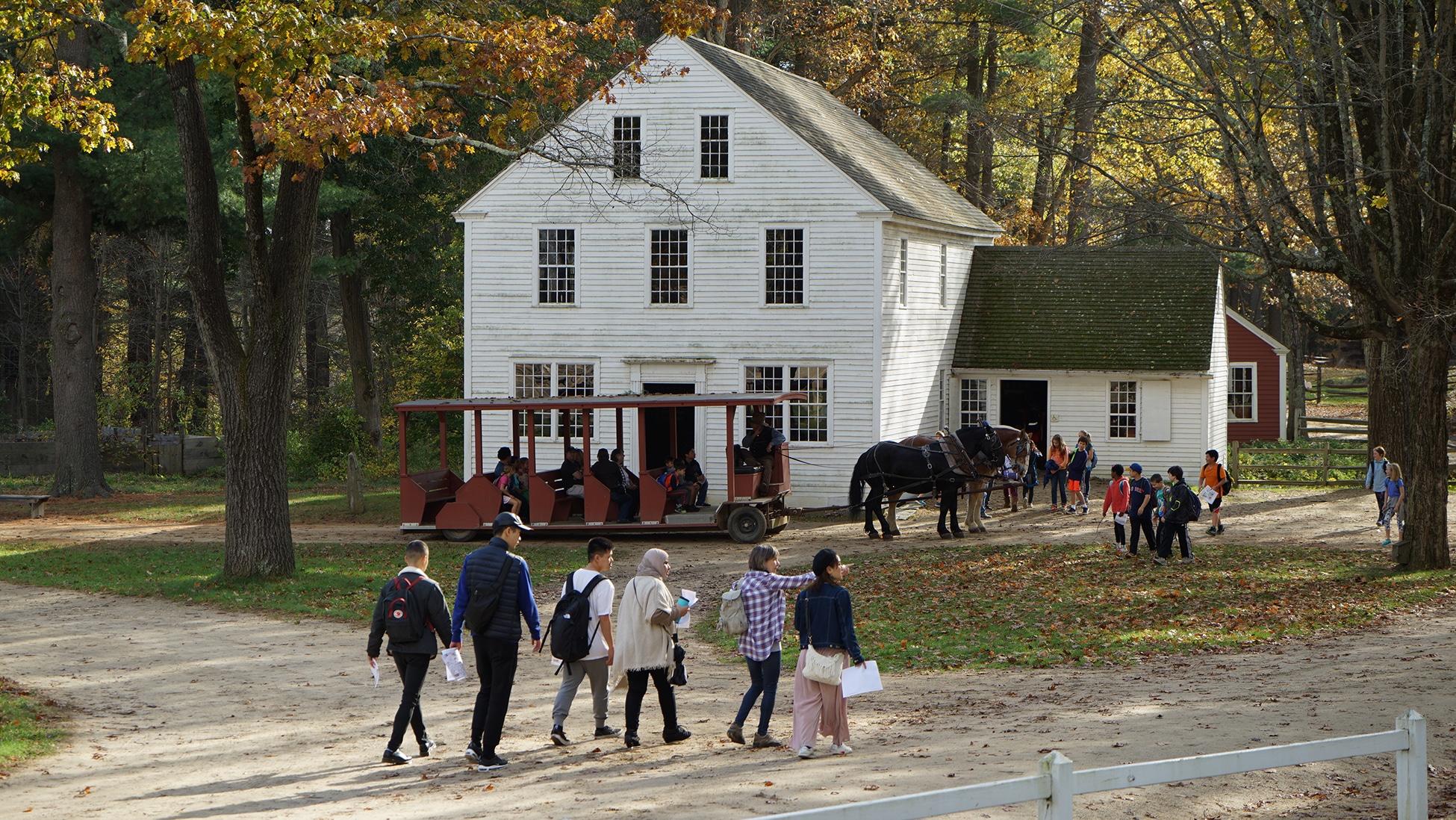 Visitors to Old Sturbridge Village
