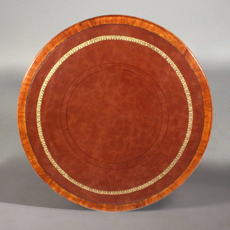leather top and tooling after restoration