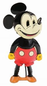 Mickey Mouse tin wind-up, $64,575, Morphy Auctions