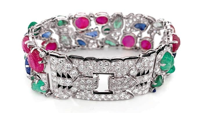 ‘Tutti Fruiti’ Cartier bracelet, $1.34 million, Sotheby’s
