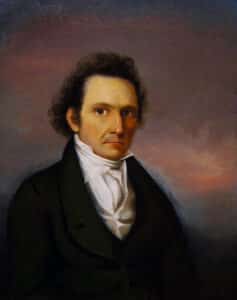 John James Audubon, Self-portrait, 1822-23