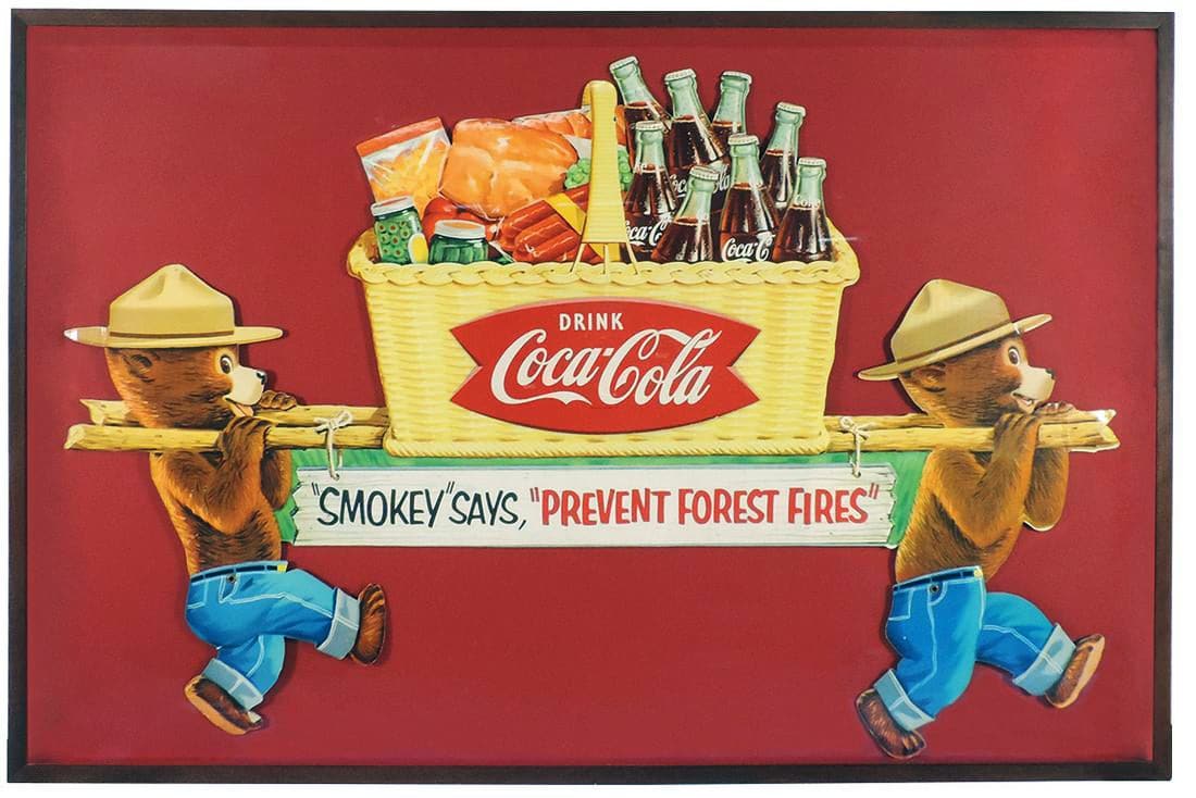 Coca-Cola litho sign, $6,000, Rich Penn