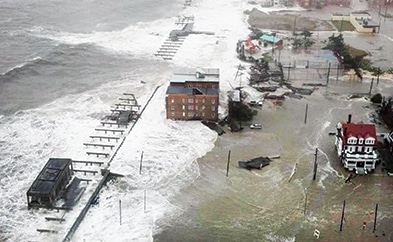 2012 Hurricane Sandy effects on the Atlantic City Boardwalk