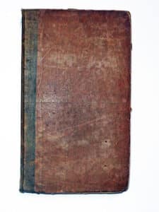An 1823 book in original plain boards