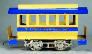 Lionel Early Standard Gauge trolley No.1