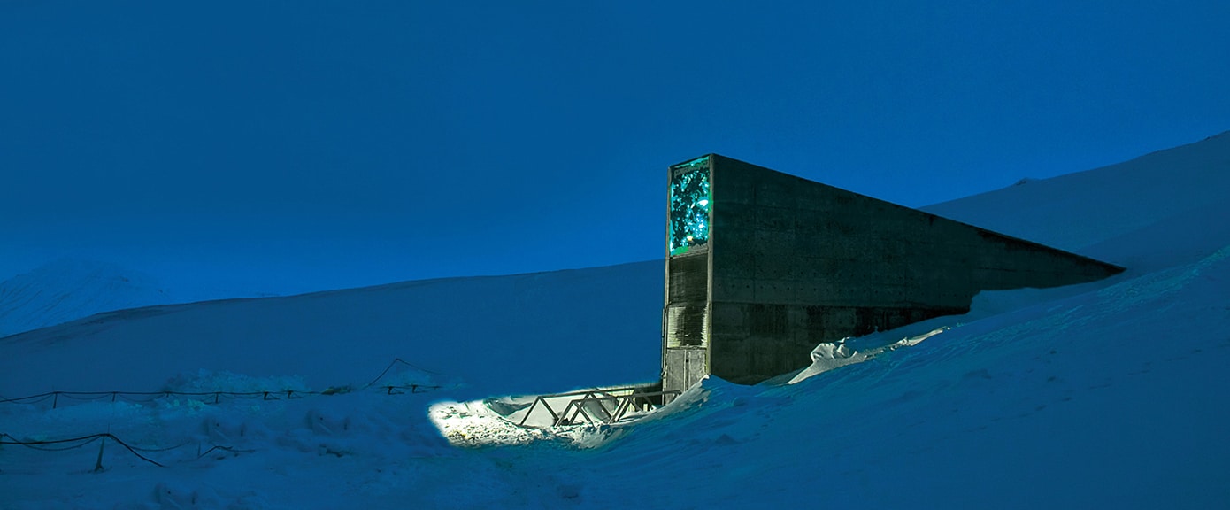 Svalbard Global Seed Vault entrance