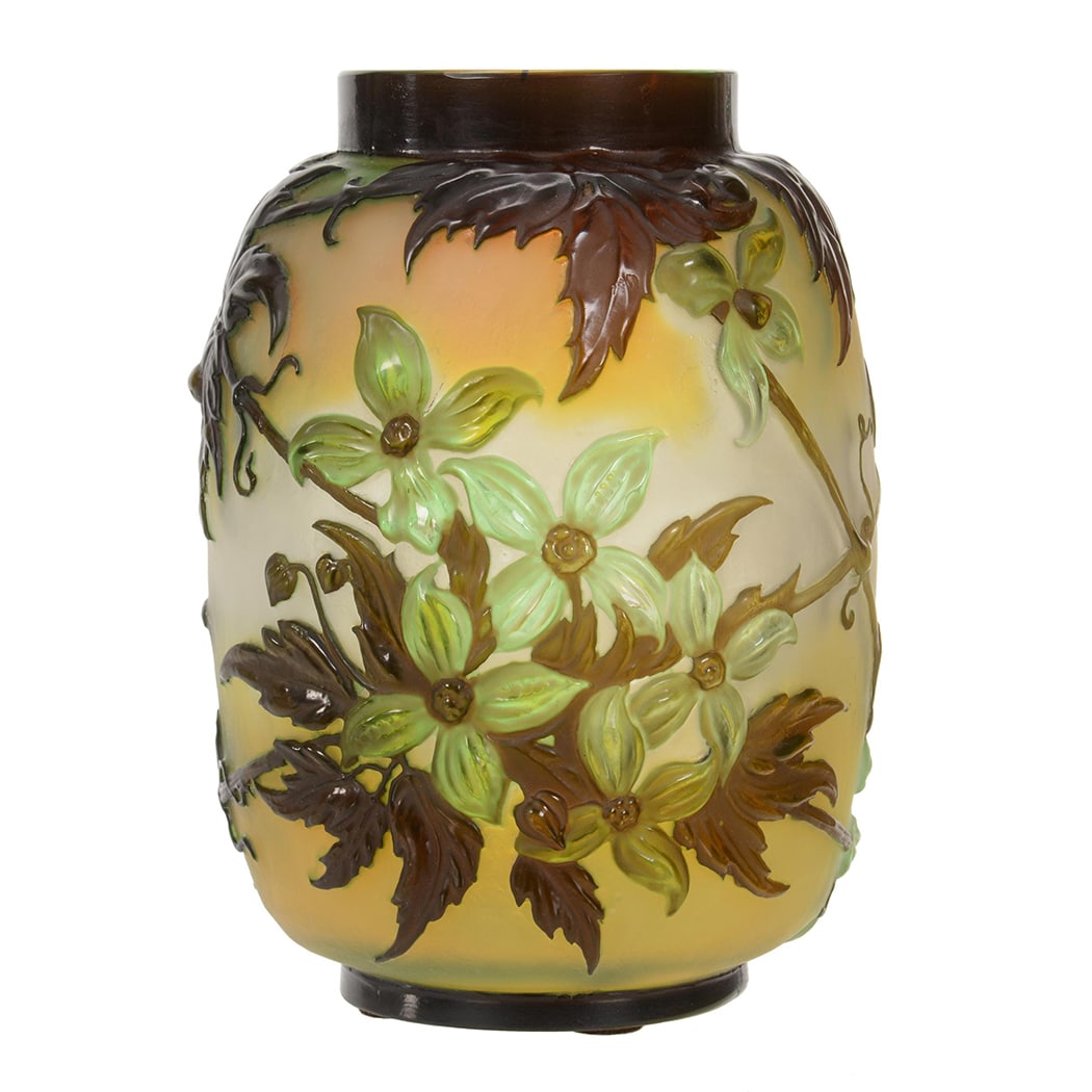 Galle cameo glass vase