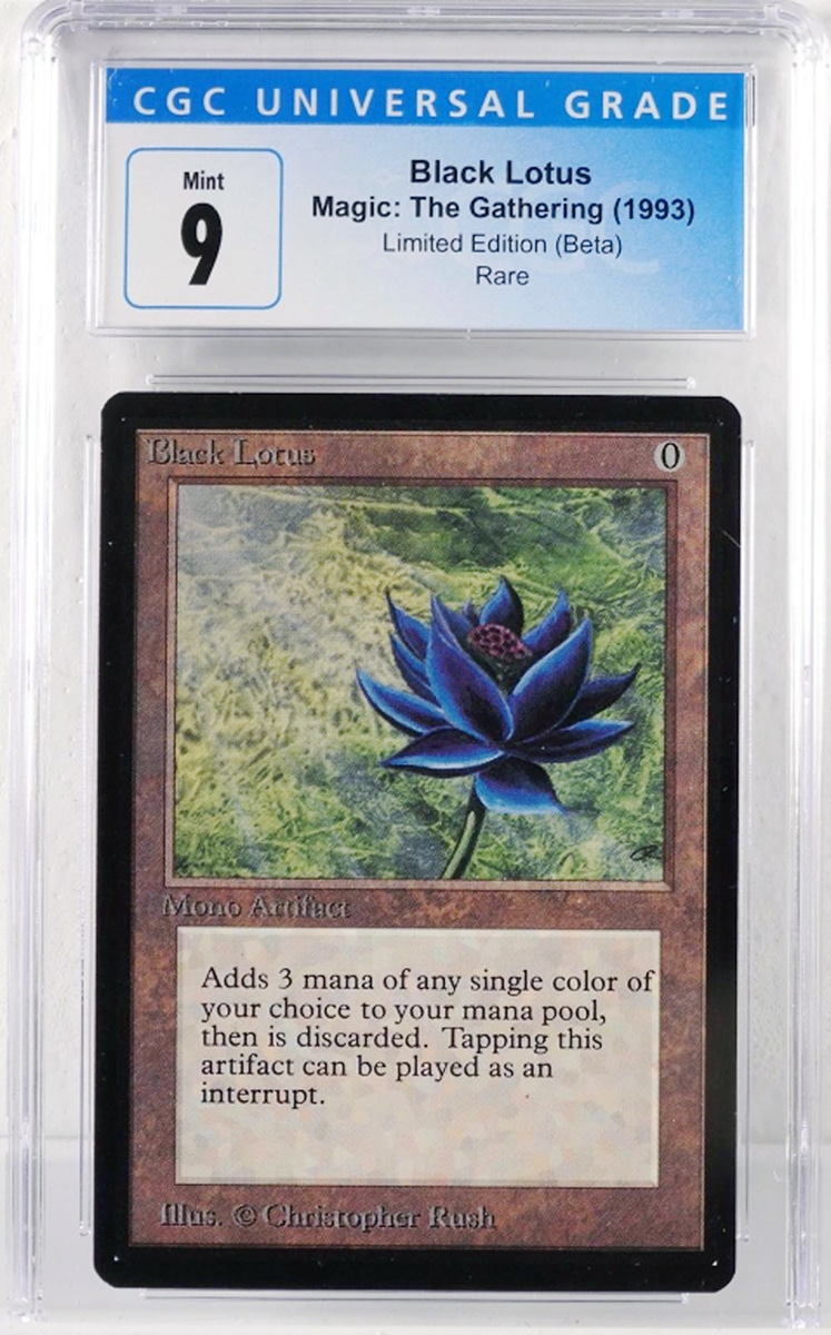 Magic: The Gathering card, $45,000, Bruneau & Co.