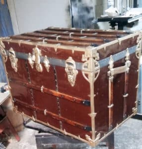 Belber, dated 1903, “Branded” Sample trunk photo: Paul Norton