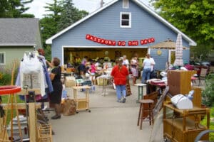 buying in person tag sale