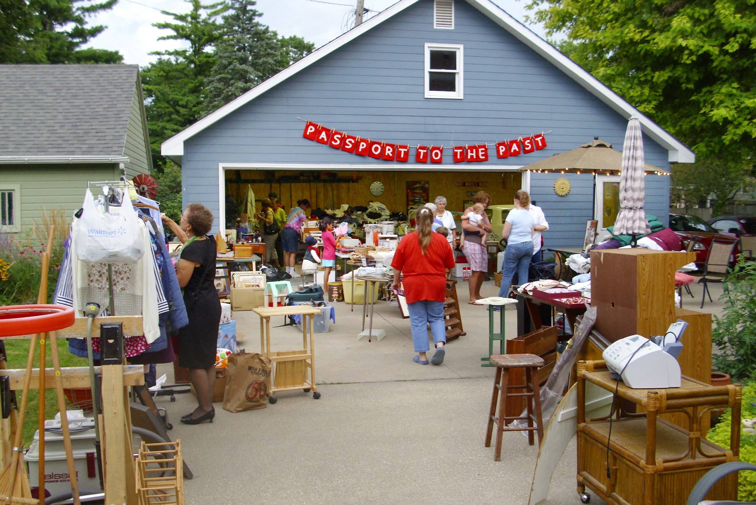 buying in person tag sale