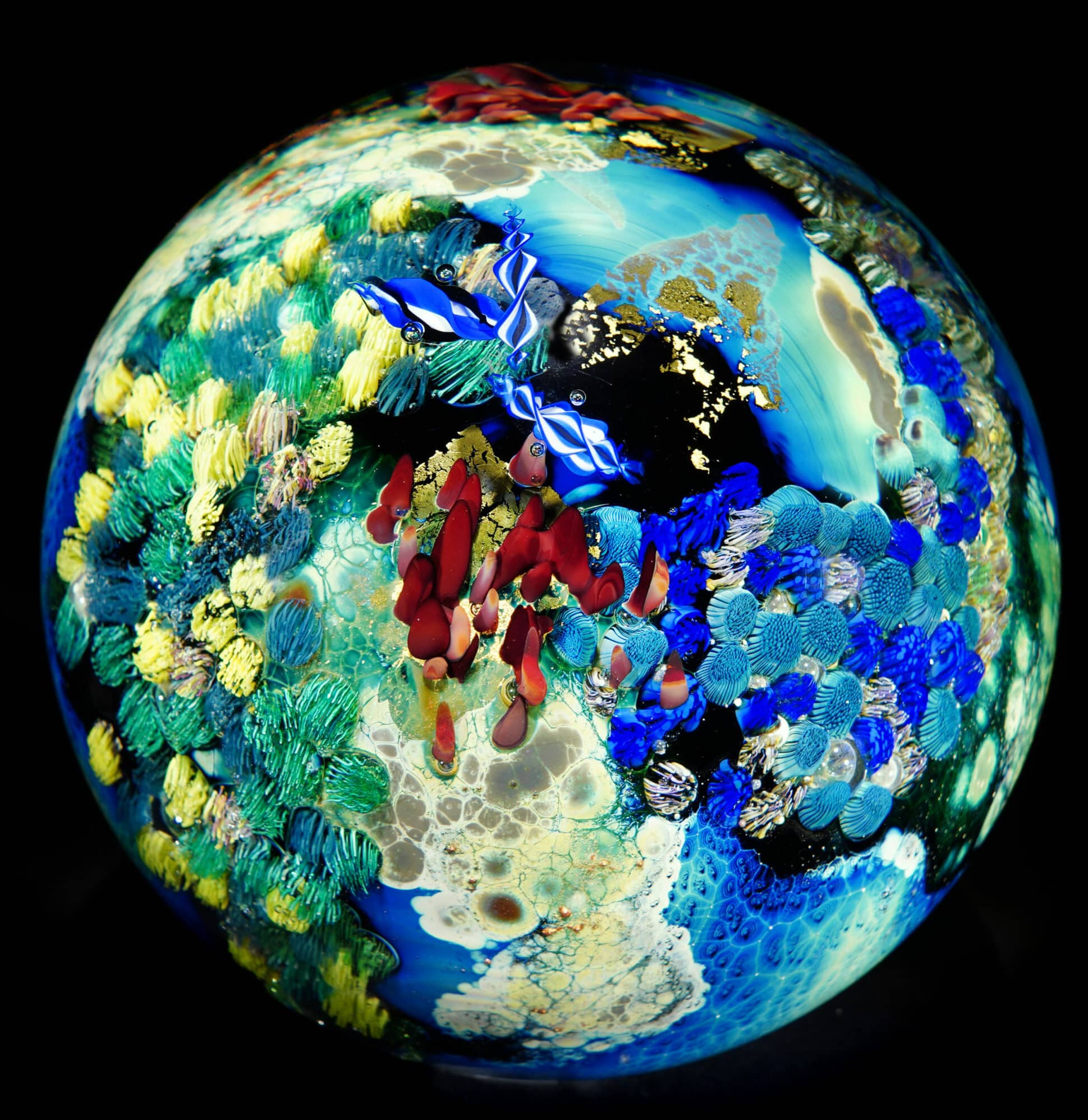 Blue Megaplanet, 1993, 5.25” dia. photo: Lewis Legbreaker