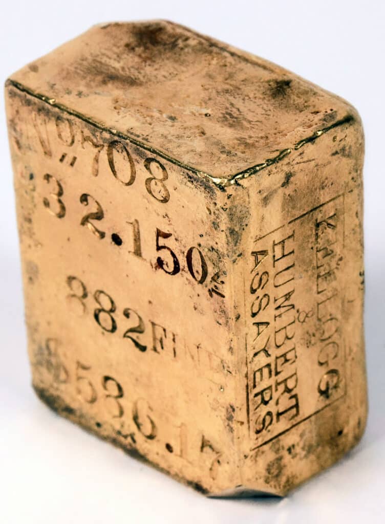 California Gold Rush ingot