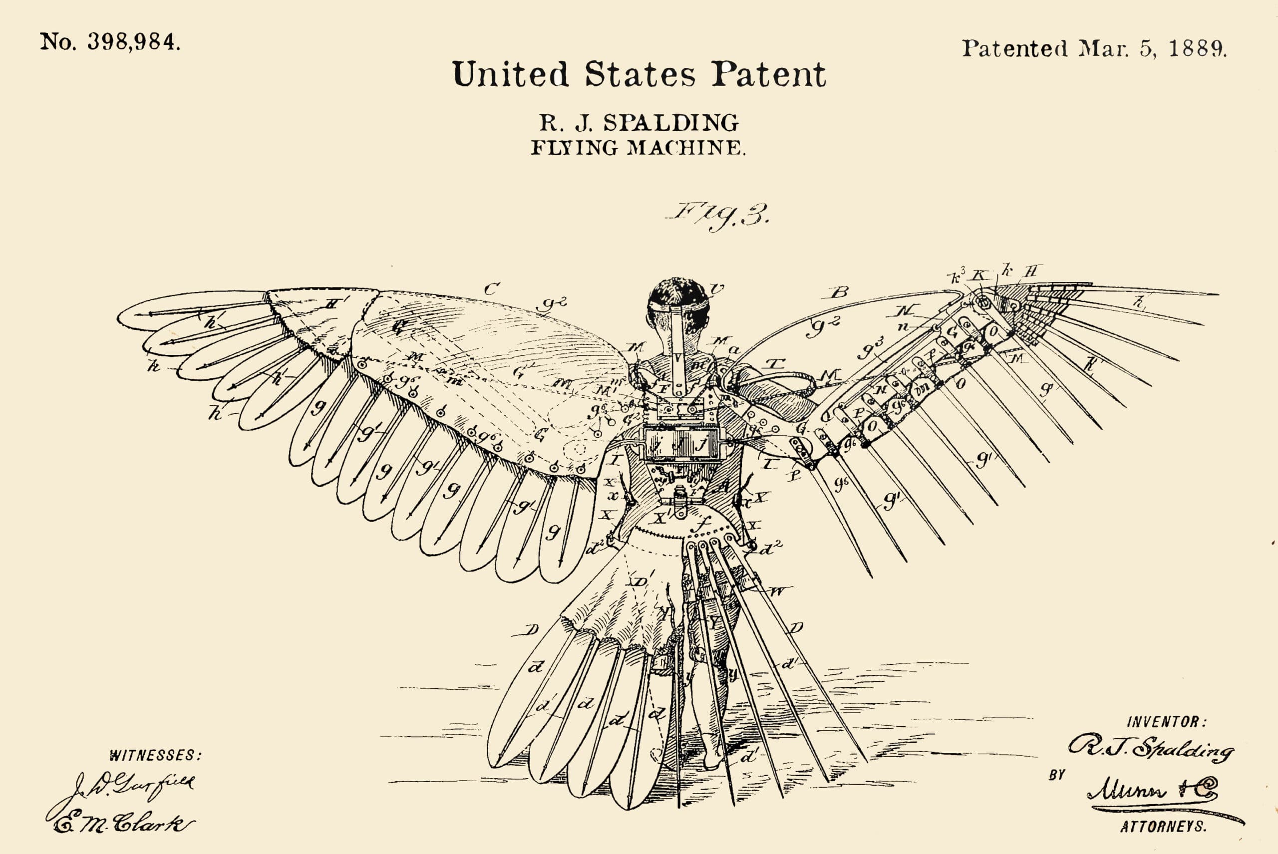 single patent scaled