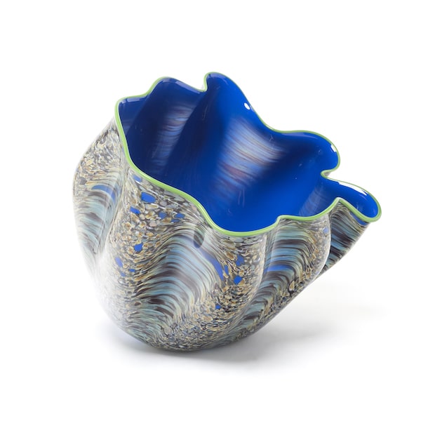 Dale Chihuly bowl basket, $5,227, Michaan’s Auctions