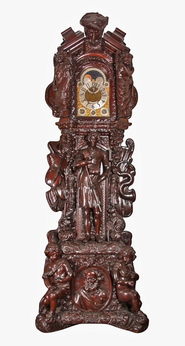 English tall case clock
